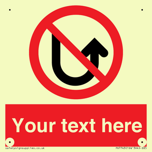 Custom prohibition No u turns